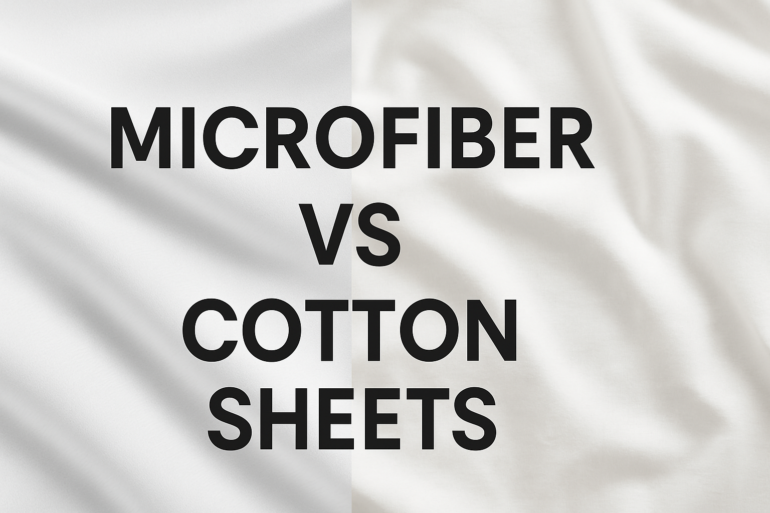 microfiber vs cotton sheets